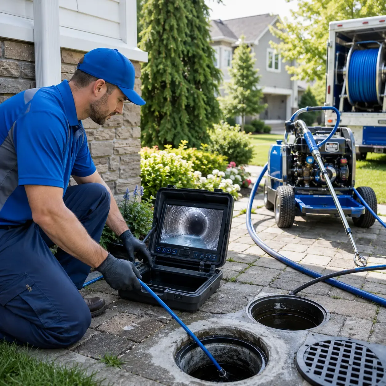 Outdoor drain cleaning professionals serving Spring Lake, MI